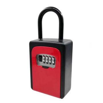 罕码 挂壁式密码型钥匙存储盒红色 HMLK3120R
