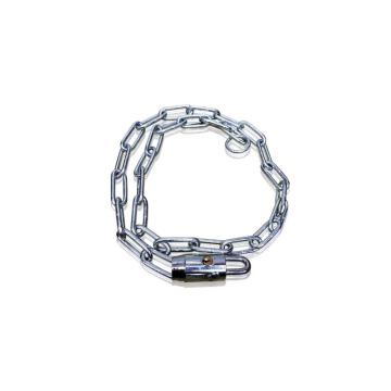 锦安行 大元头链条锁0.8#大元头链φ5mm×72cm锁体宽21mm JCH-LTS7