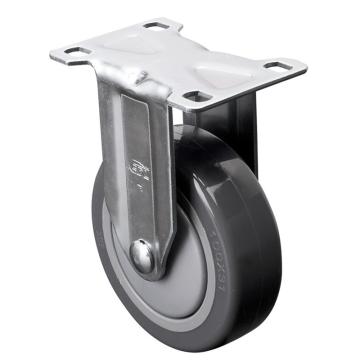 易得力 定向聚氨酯(PU)脚轮脚轮中型4寸130kg 57104-574-77