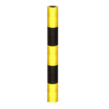 伏兴 电力膜黄黑反光膜，安全警示胶带，宽100cm*50米（3黄2黑） C1115