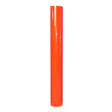 伏兴 高强级反光膜，安全警示胶带，红色，宽124cm*45.7米(1100PET型) C1093