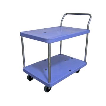 南星 单把手标准型防滑双层手推车脚刹车 150KG，长宽高715*460*915mm DSK-112B-W