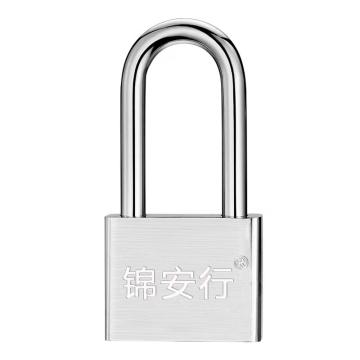 卡威 方形铁挂锁 长梁通开锁体宽40mm 含钥匙1个 KVSC0519