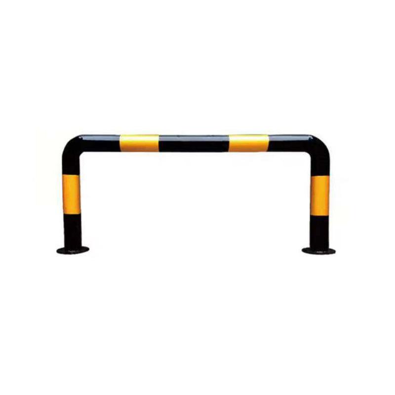 月桐 U型防撞护栏挡车器1500×600mm 管径76mm 壁厚1.5mm 黑黄色 YT-XDCQ25