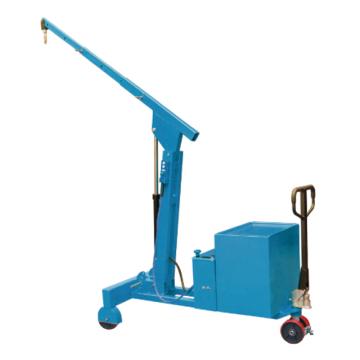 Raxwell 200-750Kg半电动平衡重单臂吊5个工位手动可调 吊钩高度1940-2503mmPU轮配脚刹 RMSA0012
