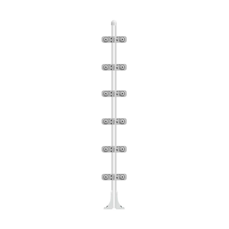 ALEAN 电子围栏6线终端杆套装铝合金终端杆Φ32mm*1250mm，含配套绝缘子，防雨帽，底座 6线终端杆套装