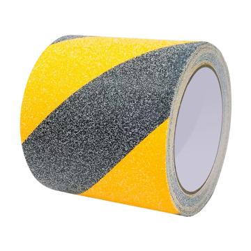 安赛瑞 磨砂防滑胶带 黄黑 10cm*5m PVC 80目 EA100248
