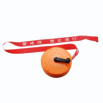 Raxwell 30m禁止通行，红底白字盒式警示带，宽50mm×长30m×厚0.38mm，锦纶布 RSRT0008