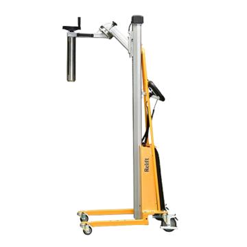 锐励 电动堆高车360°旋转圆形物料升高车载重150KG，提升高度1550mm，整车高度1990mm ME150-17-SF