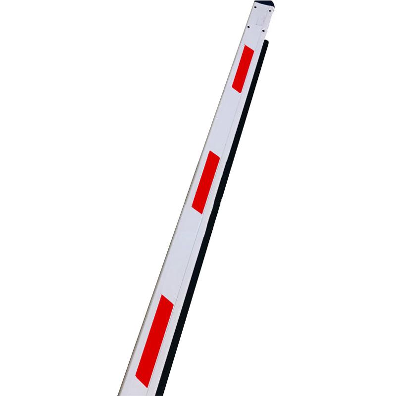 月桐 道闸杆拦车杆长4m 横截面80×30mm 红白色 YT-XDZG08