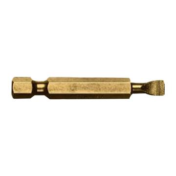 STANLEY/史丹利 1/4"(6.35mm)系列镀钛一字旋具头，10支/盒SL5.0x50mm 63-183T-23