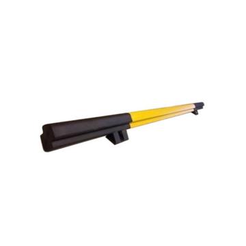 锦安行 碳钢挡车器，黄黑色 2000×100mm 壁厚2.0 黑漆黄膜 JCH-DCQ28