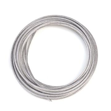 功成狮 包塑钢丝绳不锈钢304钢丝绳Φ6mm 包塑后Φ8mm HMWB0040