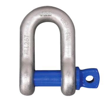 巨力 S6级D型卸扣额定载荷(t):0.75 开口尺寸(mm):13.5 S-DW0.75-5/16
