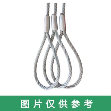 巨力 压制钢丝绳索具(钢芯) 光面有油WBW112*12m