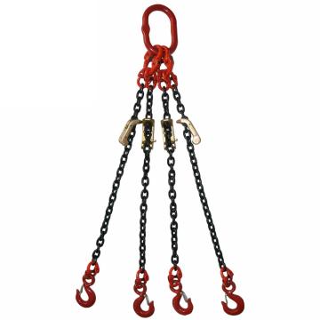 巨力 T(8)四腿链条索具额定载荷(KG):16380 长度(M)：10 T(8)LLSH4-Φ16 16.38T*10M