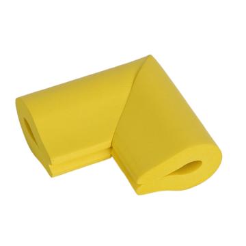 卡威 U型防撞护角，黄，55mm长*35mm宽*8mm厚，配双面胶，（8个装） KVSF0204