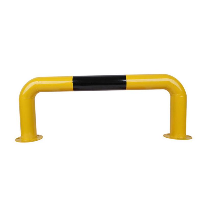 月桐 加厚U型防撞护栏挡车器2000×500mm 管径76mm 厚1.8mm 黄漆黑膜 YT-XDCQ04