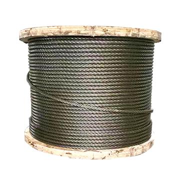 PPU 光面圆股钢丝绳 6×37+IWR-18mm-3.73T，光面