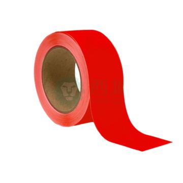 嘉辽 管道标识色环带-红，高性能自粘性材料，25mm宽×20m长 EBS2304