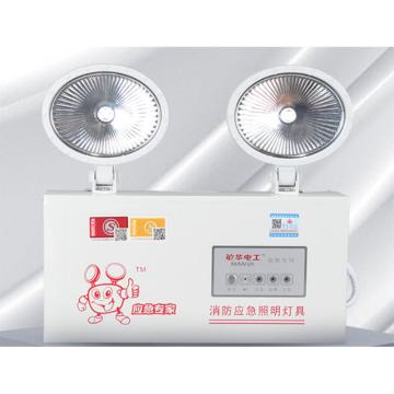 MANVA 双头消防应急照明灯，四线制带强启 M-ZFZD-E5W3004（M3004)