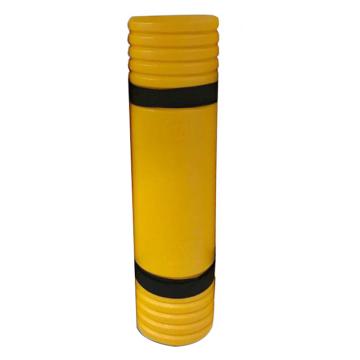 安赛瑞 弹性吸能货架防撞器，黄色LDPE材质，长55cm，适合货架腿宽度8.5cm 12032