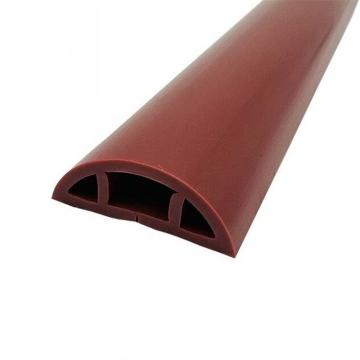 卡威 PVC软橡胶阻燃绝缘线槽30×10mm(内经10×6mm)，枣红色，20m/卷 KVSI1008