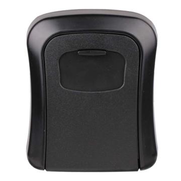 JUXIN 壁挂式密码钥匙盒，型号：PB8015 工程塑料材质 外部尺寸95*114*40mm 黑色 PB8015