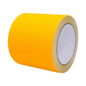 安赛瑞 磨砂防滑胶带 黄色 10cm*5m PVC 80目 EA100246