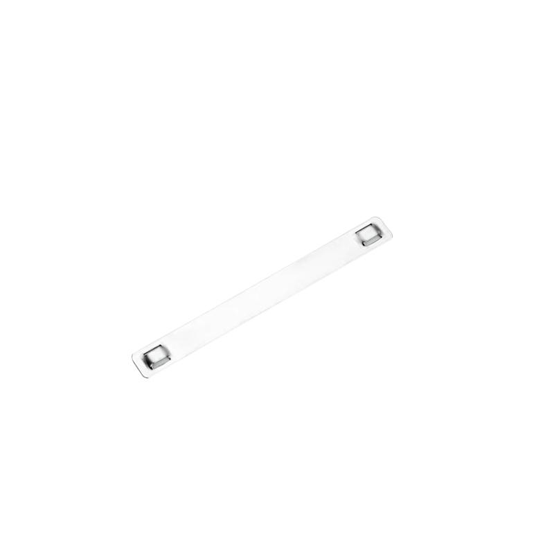 帛拉 不锈钢电缆标识牌空白，316不锈钢，厚0.4mm，9.5*89mm 85597