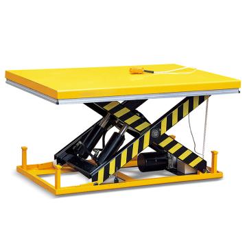 Raxwell 4000Kg带安全装置的电动升降平台台面1200*2000mm，高度240-1100mm RMPE0015