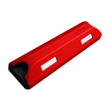 安赛瑞 彩色反光挡车器，合成定位器，倒车止退器，车库橡胶限位器，红色 1D00123