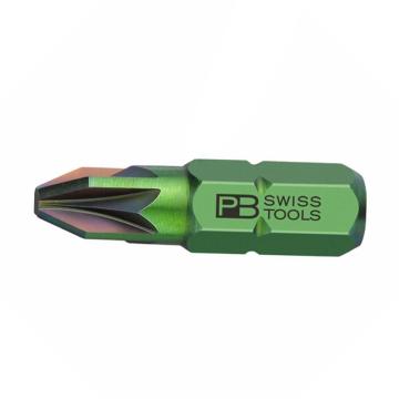 PB SWISS TOOLS 6.35mm(1/4")六角柄米字螺丝批批头，10支/盒PZ1*25 PB C6.192/1盒装