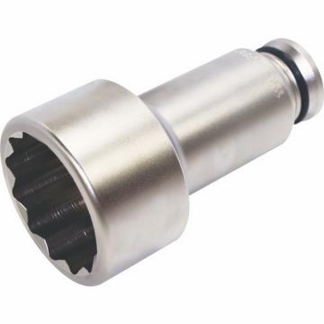 TONE 建筑用冲击扳手套筒 锚栓用套筒（12角） 对边尺寸70mm 8AD70L200