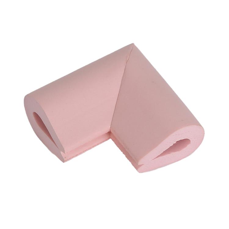 布朗森 U型防撞护角，粉，55mm长*35mm宽*8mm厚，配双面胶 A9690