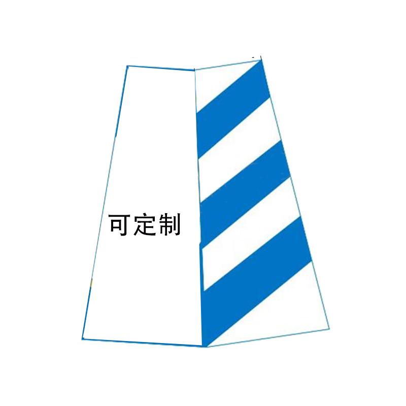 月桐 路锥方锥雪糕筒套定制款碧桂园服务logo 蓝色 上口100mm 下口200mm 高420mm YT-XCCG3179
