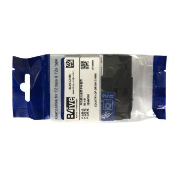 Blive 标签机色带，PET，12mm×8m，红底黑字 BL-431