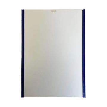 帛拉 翻页式磁性文件袋，A4，外框319×230mm，纵向，蓝色 71101B