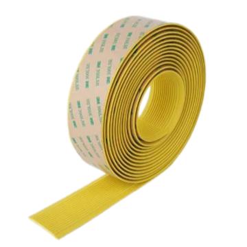 卡威 PVC楼梯台阶防滑条 黄色6 长1500cm 宽3cm 厚0.3cm 1根 KVSD0875