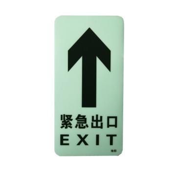 锦安行 PVC发光地贴，150×300mm 紧急出口 荧光绿 JCH-TG08