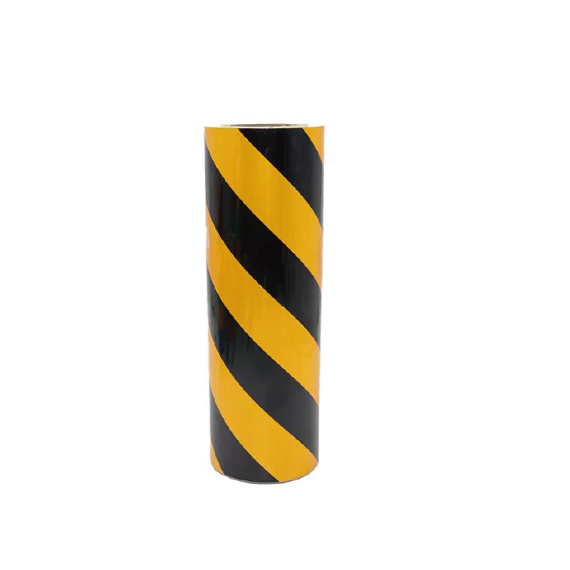 帛拉 黄黑高反光警示胶带PET材质，50cm*45m 90270