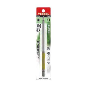 威威 1/4"(6.35mm)六角柄内六角刚彩批头H3×150mm GSH030L/4907587 336828