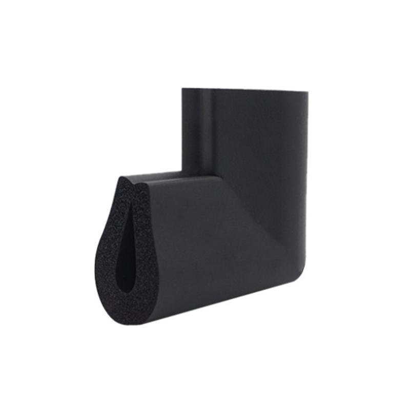 帛拉 NBR防撞角-U型黑色，高密度NBR材质，60mm*35mm*8mm，配双面胶 96198