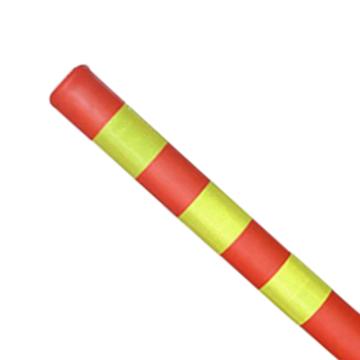 安赛瑞 EVA交通警示柱，道路警示路桩，75CM，红黄色 310354