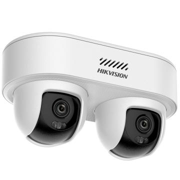 Hikvision 400万白光全彩双向网络摄像机（PoE对讲款） DS-2CD1Q445-LT(4mm/4mm)