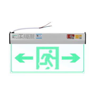 劳士 透明安全出口疏散指示新国标LED超高亮，双箭头 N-BLZD-2LROEI5WFAQ （L1735）