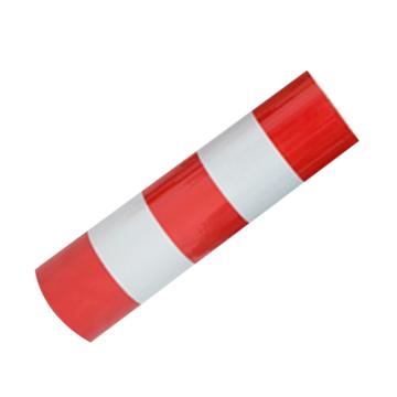 安赛瑞 加厚款电线杆防撞反光贴膜（3红2白）50cm×50m，厚28μm 13460