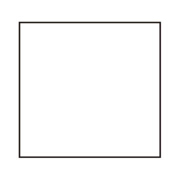 卡威 Raxwell 开门轨迹定位贴，白色，0.45mm磨砂PVC材质，大号，50*50mm RSSF0044
