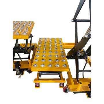 Raxwell 升降平台载重平台承重500kG，台面710*400，最低370，最高980，单叉，整体泵 ROMB0449