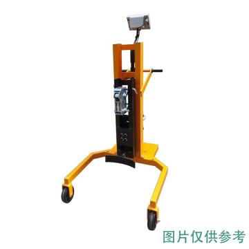 Ying-lift 称重方角型油桶搬运车载重:450kg，液压升高600mm，带电子称 鹰力DTF450A-1